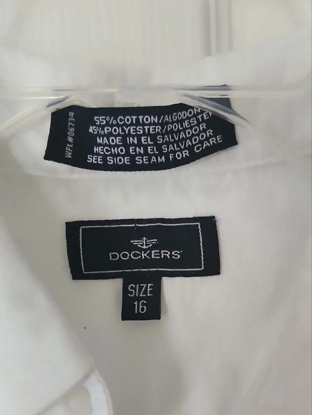 Dockers White Button-Down Shirt for Kids